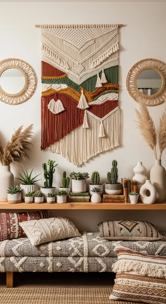 Boho Wall Decor Living Room