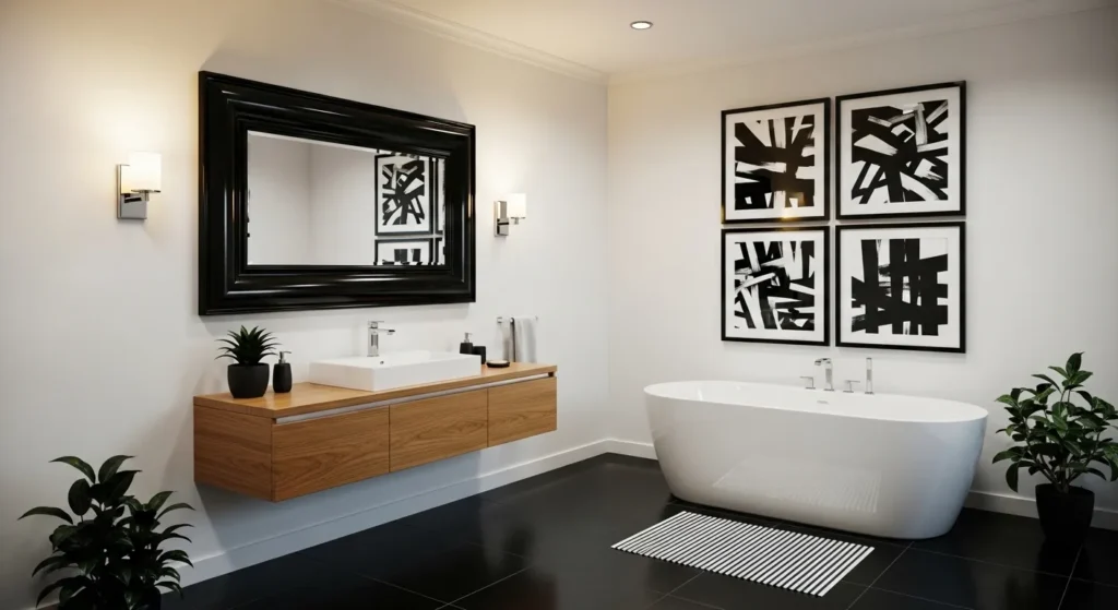 Black and White Bathroom Ideas