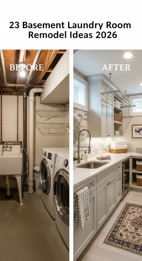 Basement Laundry Room Remodel Ideas 2026