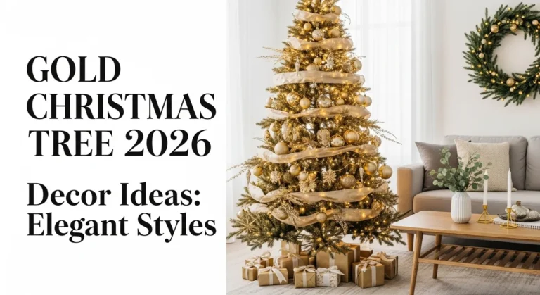 Gold Christmas Tree 2026 Decor Ideas