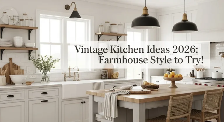 Vintage Kitchen Ideas 2026: Farmhouse Style to Try!