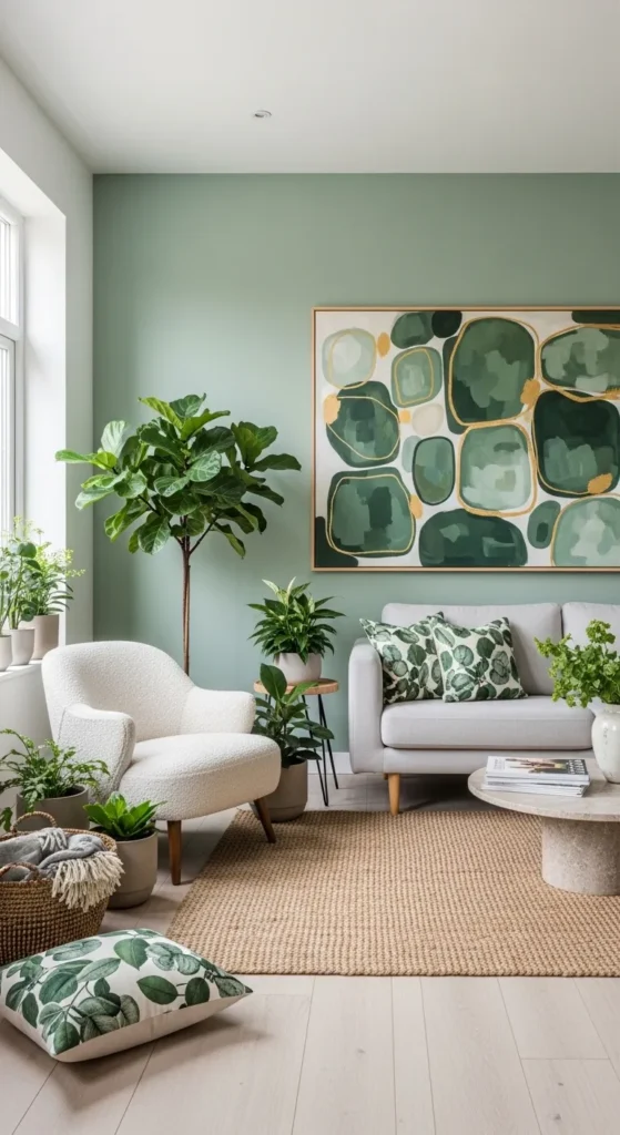 Green Living Room Paint Ideas 2026