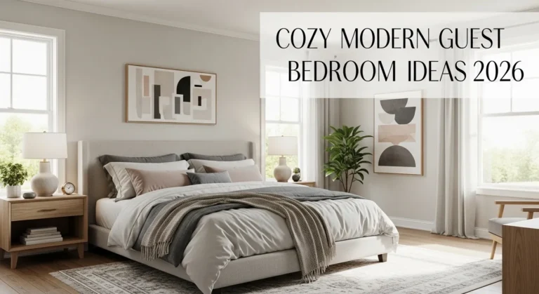 Guest bedroom ideas 2026 cozy modern