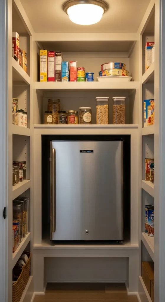 Narrow Walk-in Pantry Ideas