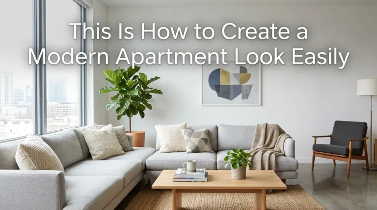 This Is How to Create a Modern Apartment Look Easily