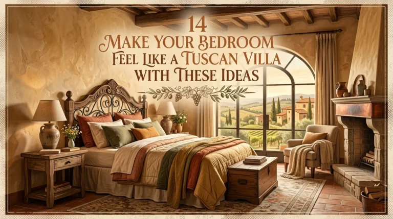 14 Make Your Bedroom Feel Like a Tuscan Villa With These Ideas