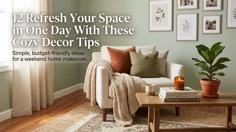 12 Refresh Your Space in One Day With These Cozy Decor Tips