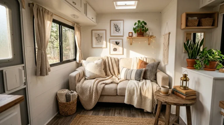 Affordable RV Living Room Ideas That Look Surprisingly Stylish