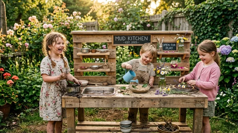 13 Build a DIY Mud Kitchen for Outdoor Play Kids Will Love