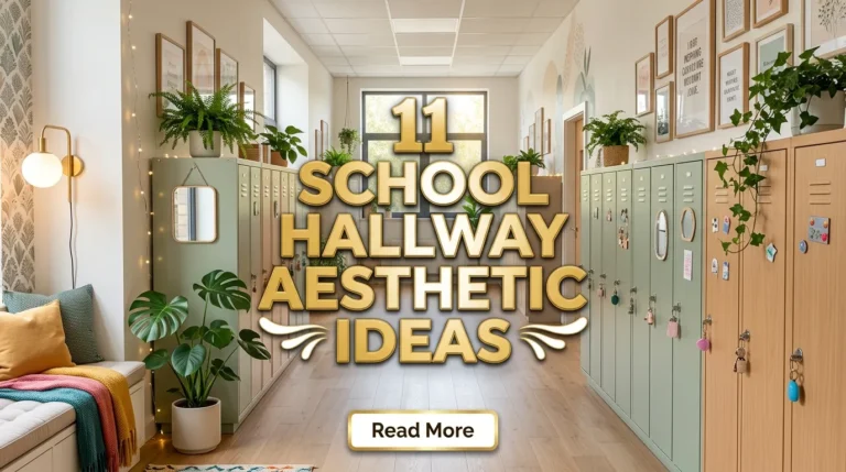 11 School Hallway Aesthetic Ideas