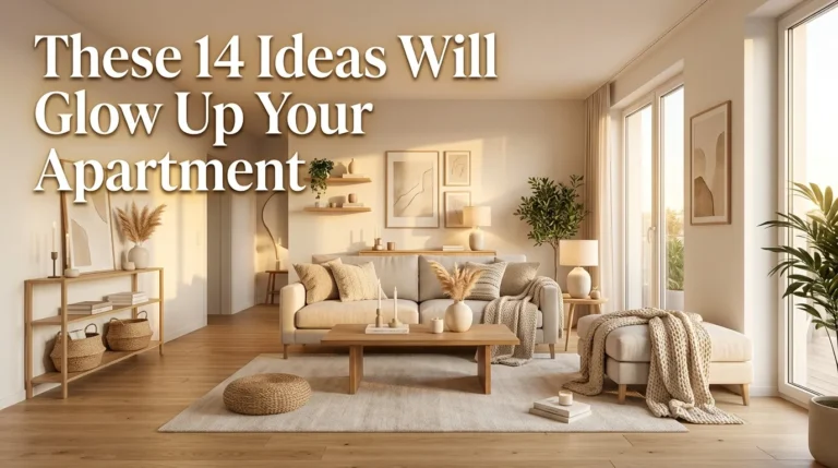 These 14 ideas Glow Up Your Apartment 