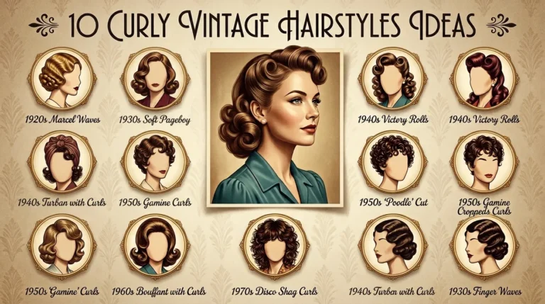 10 Curly Vintage Hairstyles Ideas