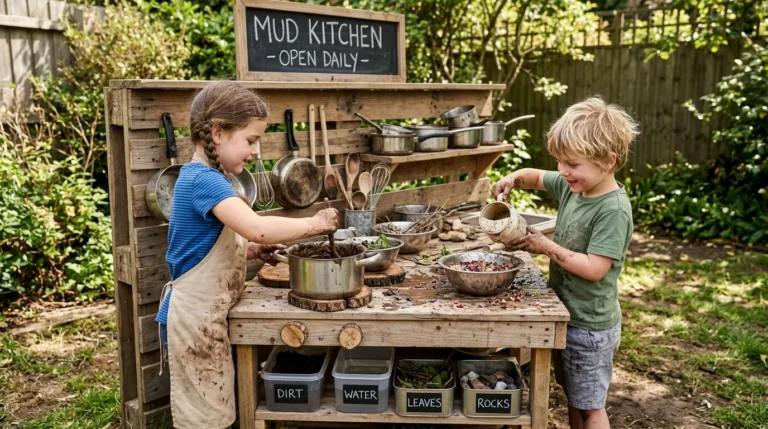 DIY Mud Kitchen Outdoor Play Ideas for Creative Backyard Fun