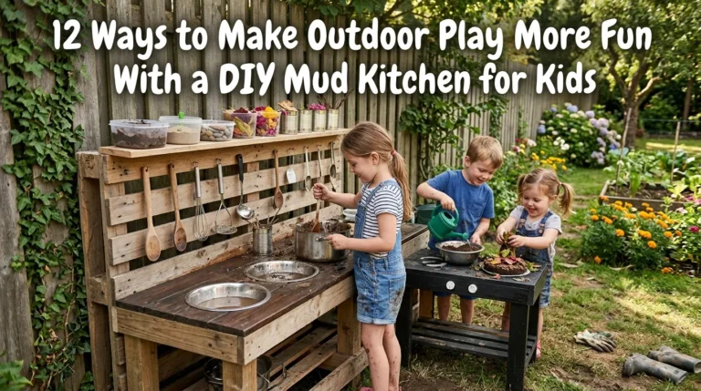 Make Outdoor Play More Fun With a DIY Mud Kitchen for Kids