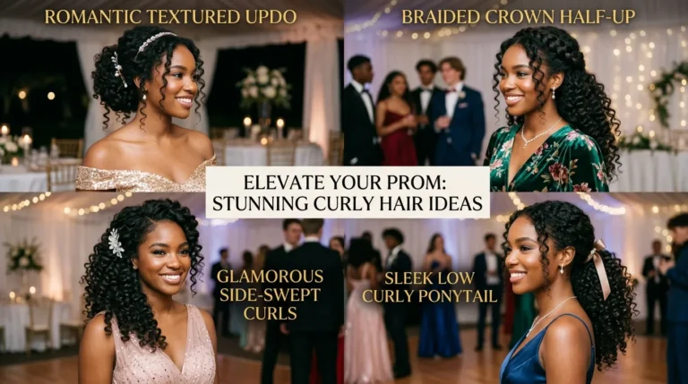 10 Prom Hair Ideas For Curly Hair