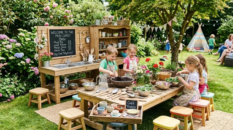 12 Mud Kitchen Ideas for Kids You’ll Want to Copy Right Away