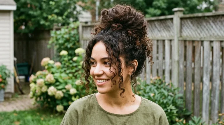10 Curly Bun Hairstyles Ideas