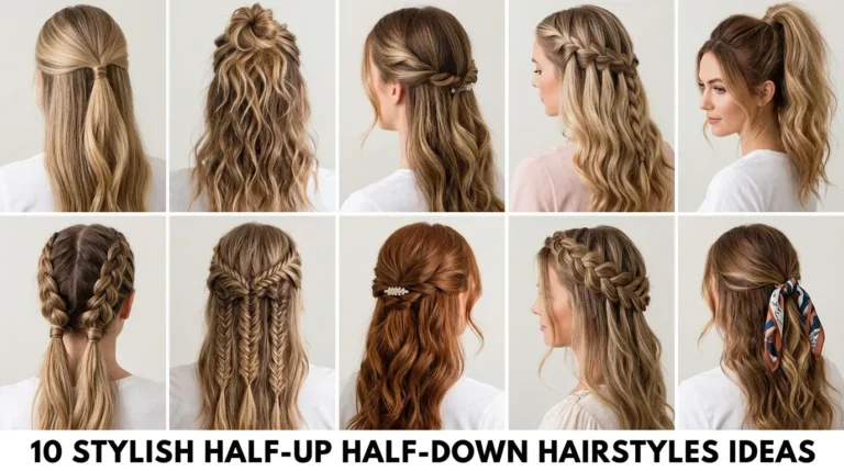 10 Half Up Half Down Ideas