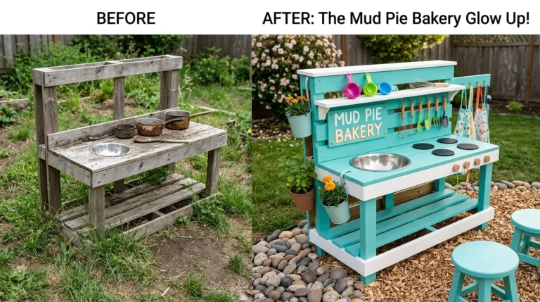 Your Backyard Needs This Mud Kitchen Glow Up