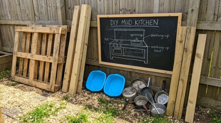 Build a Mud Kitchen for Kids They’ll Love Playing With