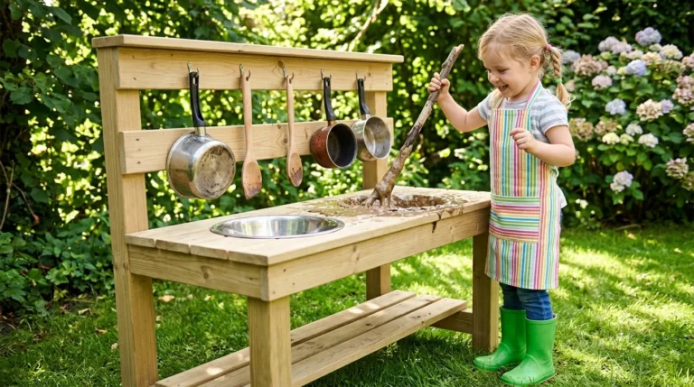 Mud Kitchen Ideas for Kids That Make Outdoor Play Fun