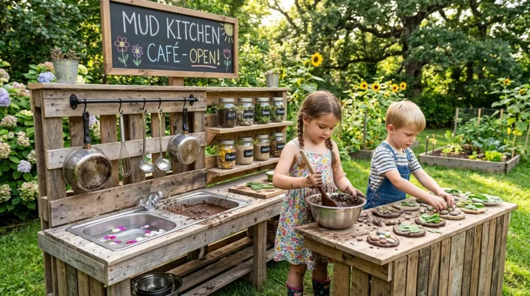 These Mud Kitchen Ideas for Kids Will Transform Your Backyard
