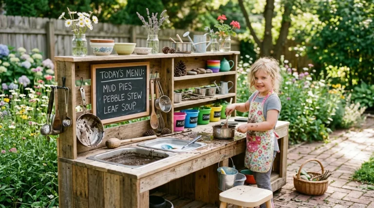 Easy Mud Kitchen Ideas for Kids That Look Amazing