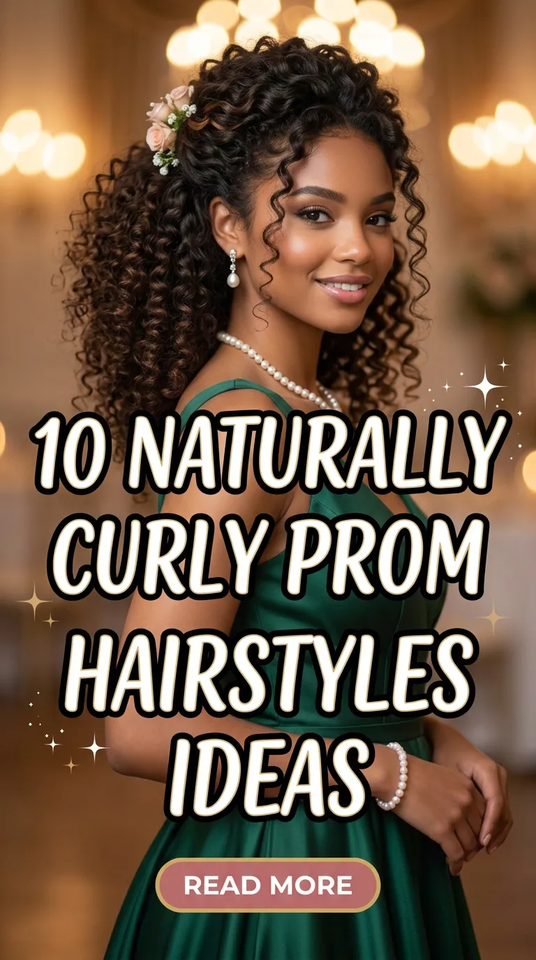 10 Naturally Curly Prom Hairstyles Ideas