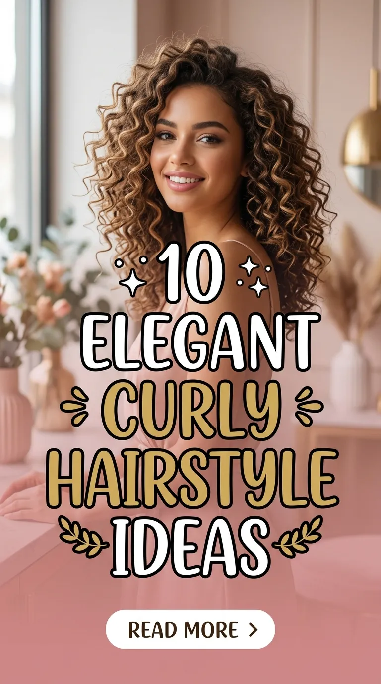 10 Elegant Curly Hairstyle Ideas