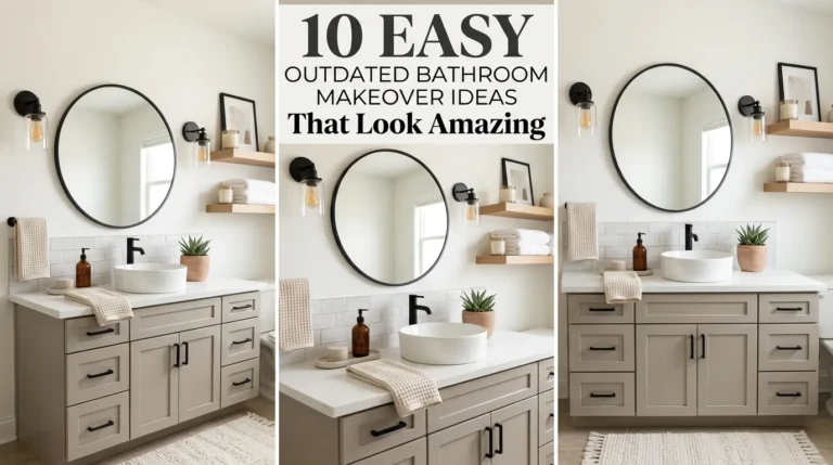 10 Easy Outdated Bathroom Makeover Ideas That Look Amazing