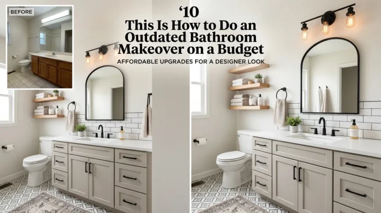  10 This Is How to Do an Outdated Bathroom Makeover on a Budget