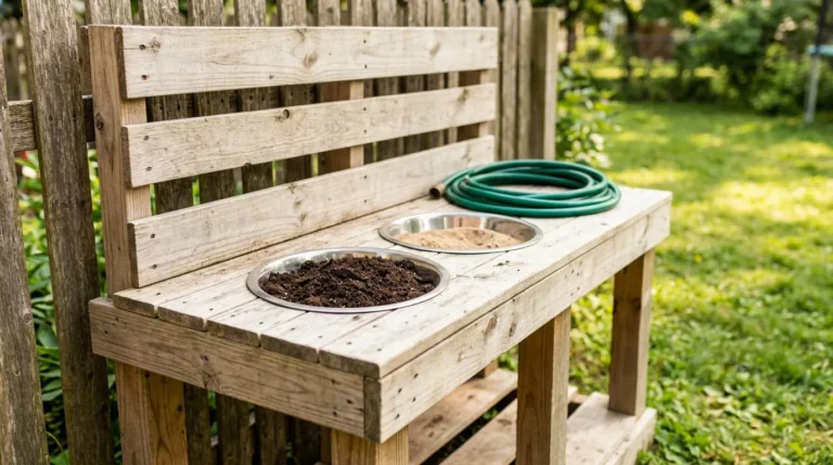 13 DIY Mud Kitchen Outdoor Play Ideas That Are Easy and Affordable