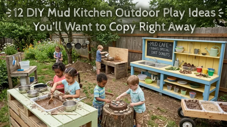 12 DIY Mud Kitchen Outdoor Play Ideas You’ll Want to Copy Right Away