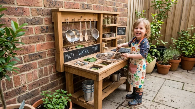 These Mud Kitchen Ideas for Kids Are Perfect for Small Spaces