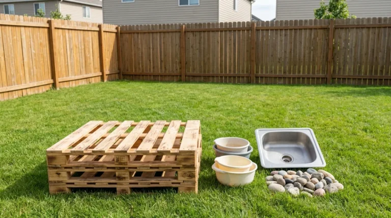 Create a Backyard Mud Kitchen for Outdoor Play in One Day