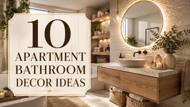 10 Apartment Bathroom Decor Ideas