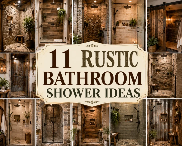 11 Rustic Bathroom Shower Ideas