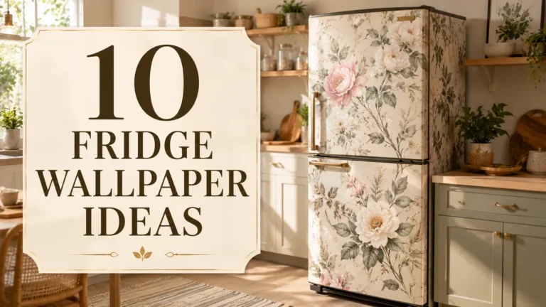 10 Fridge Wallpaper Ideas