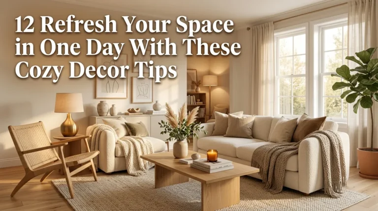 12 Refresh Your Space in One Day With These Cozy Decor Tips