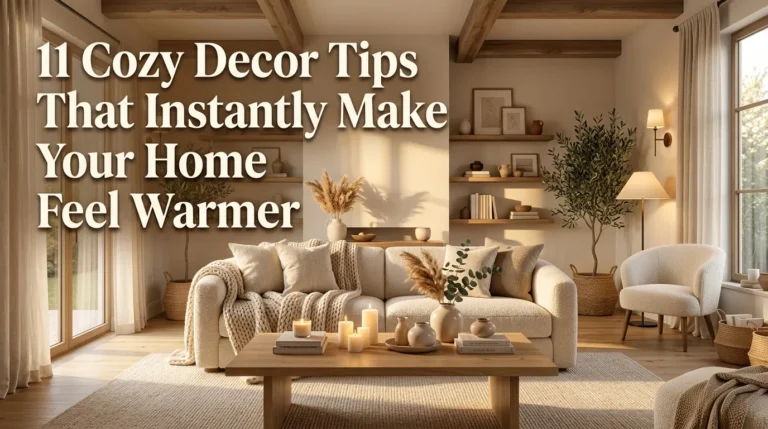 11 Cozy Decor Tips That Instantly Make Your Home Feel Warmer