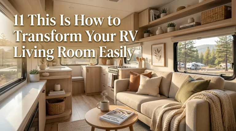11 This Is How to Transform Your RV Living Room Easily