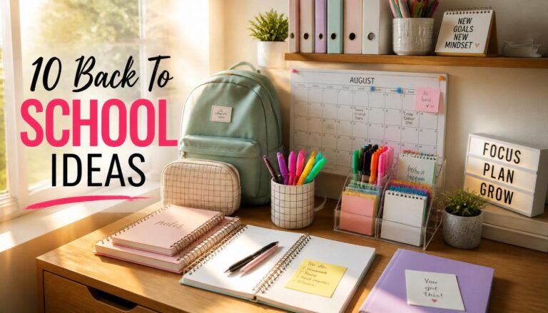 10 Back To School Ideas