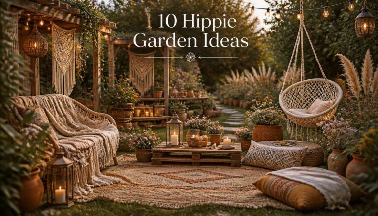 10 Hippie Garden Ideas Boho Decor Outdoor