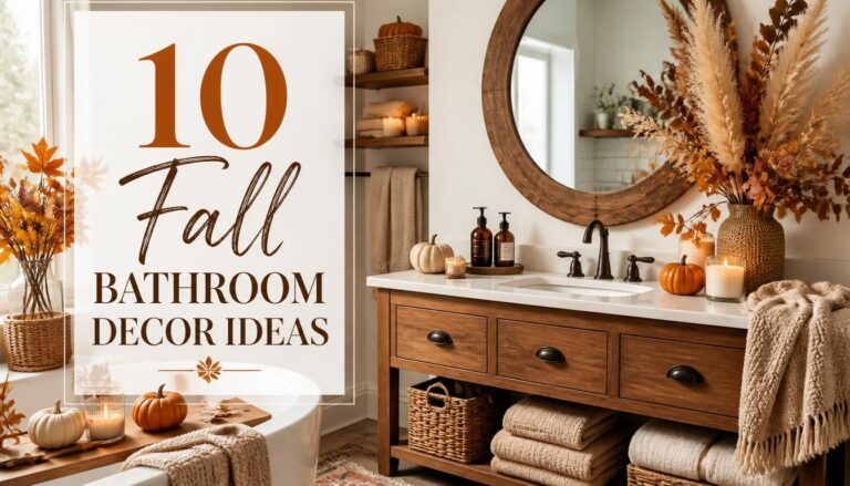 10 Fall Bathroom Decor Ideas