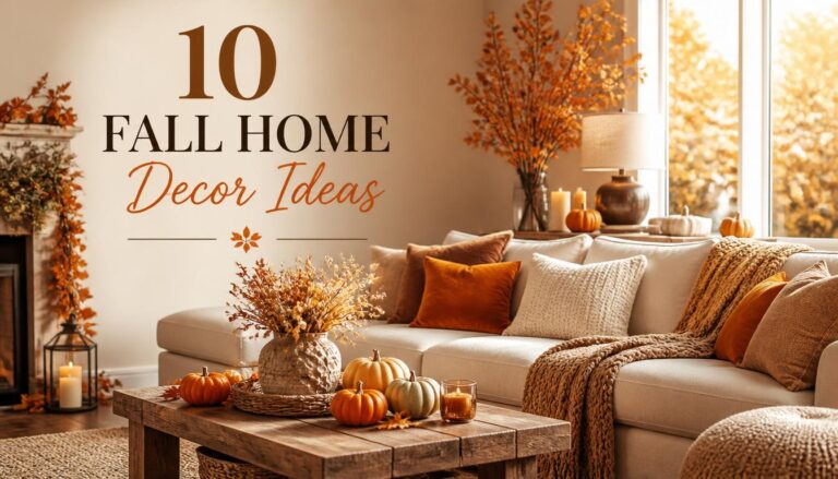 10 Fall Home Decor Ideas