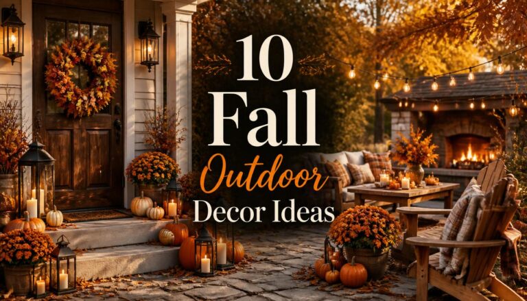 10 Fall Outdoor Decor Ideas