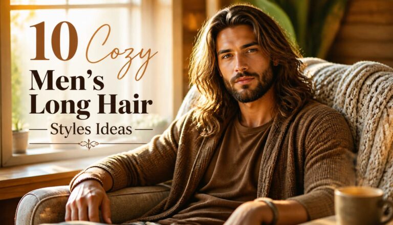 10 Cozy Men's Long Hair Styles Ideas