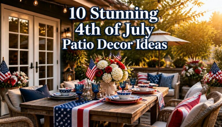 10 July 4th Decorations Patio Decor