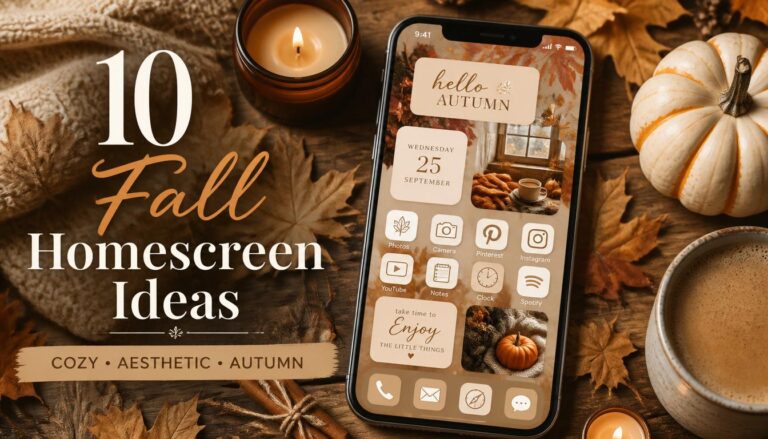 10 Fall Homescreen Ideas