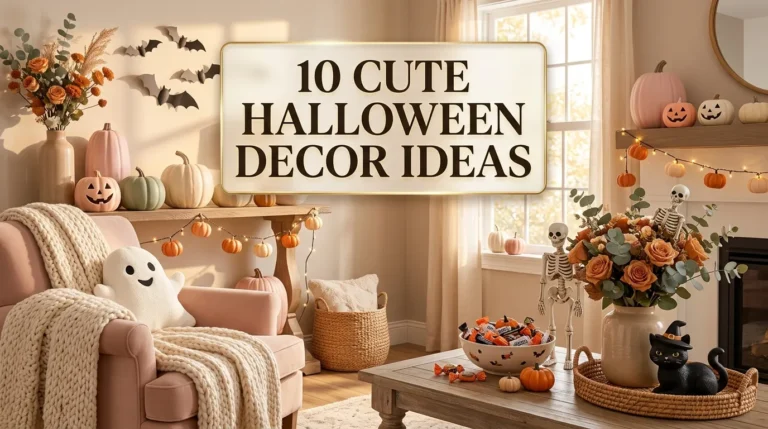 10 Cute Halloween Decor Ideas